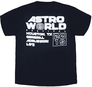 Camiseta Negra Travis Scott Astrofest Staff 2019 Order Camiseta Negra Travis Scott Astrofest Staff 2019
