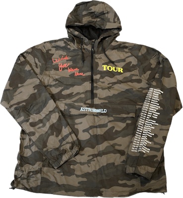 Travis Scott Astroworld Anorak Camo Buy Travis Scott Astroworld Anorak Camo