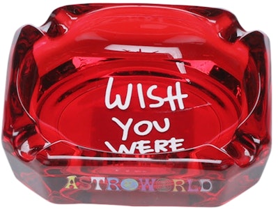 Travis Scott 天外世界 红色烟灰缸 Buy Travis Scott 天外世界 红色烟灰缸