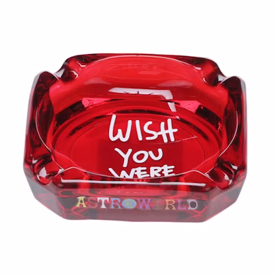 Travis Astroworld Ashtray Red