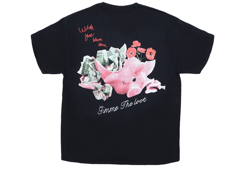 Buy Camiseta Negra Exclusiva Travis Scott Astroworld Barclays Pig.