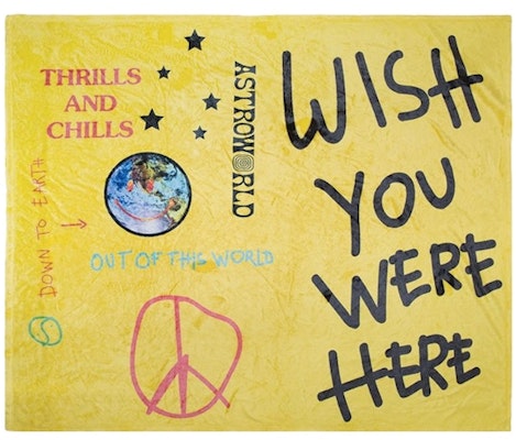 Travis Scott Astroworld Blanket Yellow Buy Travis Scott Astroworld Blanket Yellow