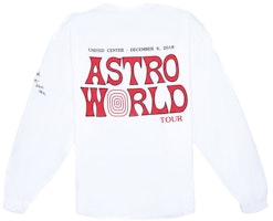 Travis Scott Astroworld Chicago Exclusive Longsleeve T-Shirt White