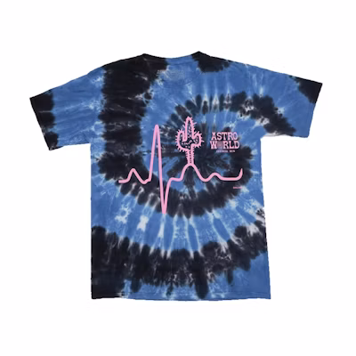 Travis Astroworld Dallas Festival Exclusive T-Shirt Tie Dye