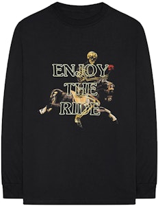 Travis Scott Astroworld Disfruta el Viaje Camiseta Larga Negra Buy Travis Scott Astroworld Disfruta el Viaje Camiseta Larga Negra