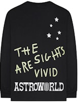 Travis Scott Astroworld Disfruta el Viaje Camiseta Larga Negra Order Travis Scott Astroworld Disfruta el Viaje Camiseta Larga Negra