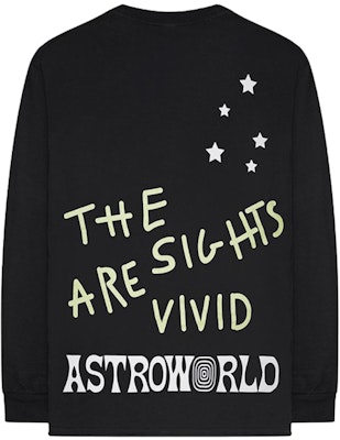 Travis Scott Astroworld Enjoy The Ride L/S Tee Black Order Travis Scott Astroworld Enjoy The Ride L/S Tee Black