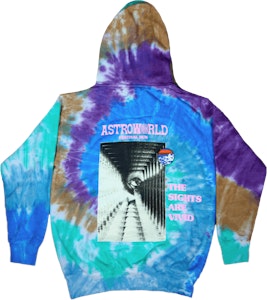 Hoodie Tie Dye Travis Scott Astroworld Festival Run Order Hoodie Tie Dye Travis Scott Astroworld Festival Run