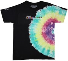 Travis Scott Astroworld Festival Run Tie Dye Tee Black Travis Scott Astroworld Festival Run Tie Dye Tee Black