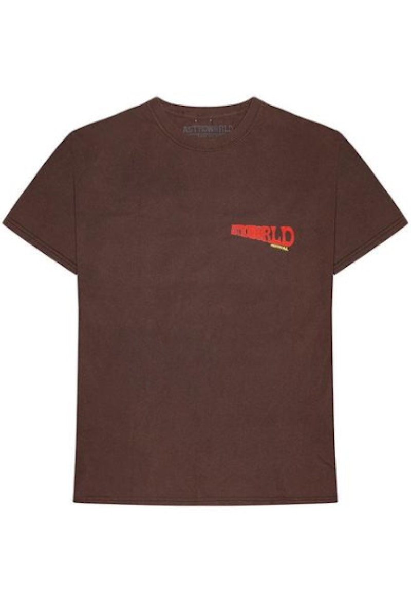 Buy 特拉维斯·斯科特Astroworld音乐节漂白T恤