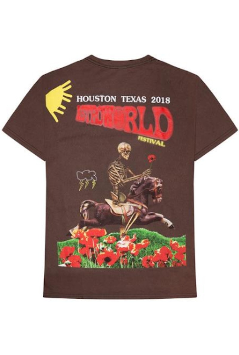 Travis Astroworld Festival Tee Bleached 圖 2