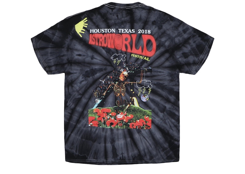 Travis Astroworld Festival Tee Tie Dye 圖 2