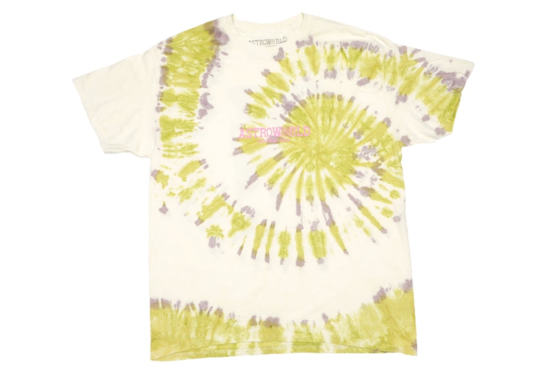 Buy 트래비스 스캇 아스트로월드 타이다이 티셔츠 (한정판)
