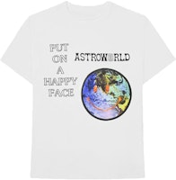 트래비스 스콧 아스트로월드 스마일 티셔츠 (화이트)
Buy 트래비스 스콧 아스트로월드 스마일 티셔츠 (화이트)