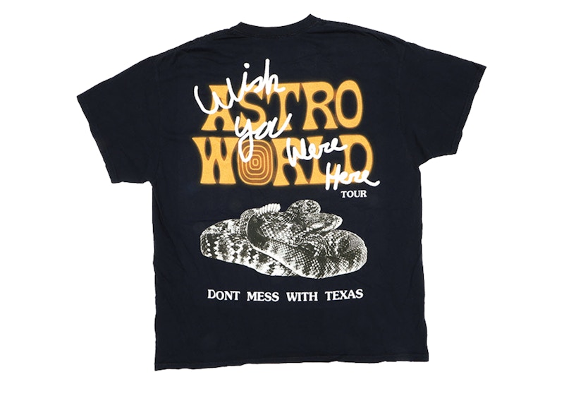 Order トラヴィス ASTROWORLD Houston Tシャツ (黒)
