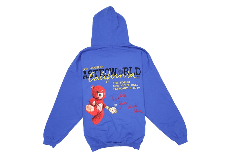 Travis Astroworld LA Exclusive Hoodie Blue 圖 2