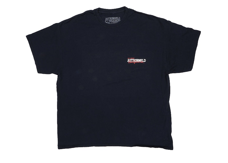 Buy Travis Scott Astroworld LA T-Shirt Eksklusif Hitam