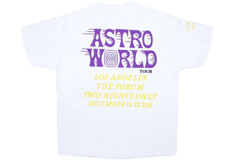 Buy Travis Scott Astroworld LA Exclusive T-Shirt White