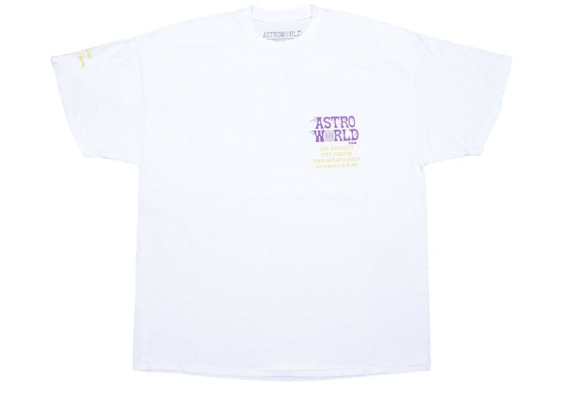 Order Travis Scott Astroworld LA Exclusive T-Shirt White