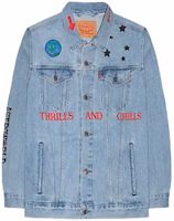 Travis Scott Astroworld Levis Denim Jacket Blue Travis Scott Astroworld Levis Denim Jacket Blue