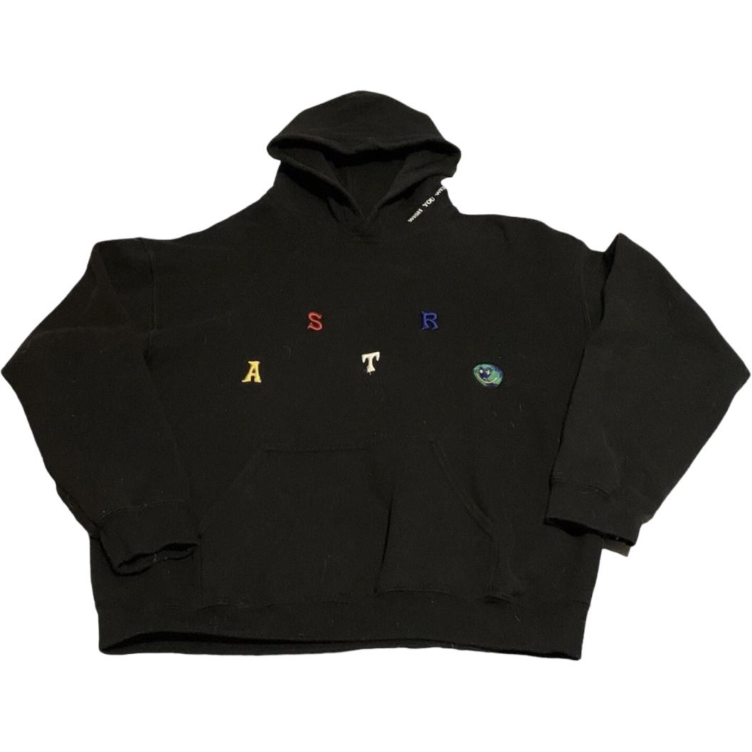Travis Scott Astroworld Logo Graphic Pullover Hoodie for Men 83665-098