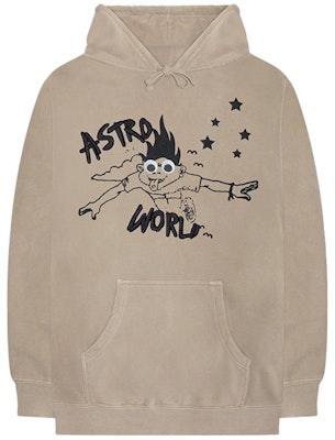 Travis Scott Astroworld Look Mom I Can Fly Hoodie Tan Buy Travis Scott Astroworld Look Mom I Can Fly Hoodie Tan