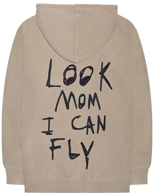 Travis Scott Astroworld Look Mom I Can Fly Hoodie Tan Order Travis Scott Astroworld Look Mom I Can Fly Hoodie Tan