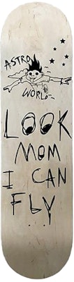 Travis Scott Astroworld Look Mom I Can Fly Skateboard Deck Tan Buy Travis Scott Astroworld Look Mom I Can Fly Skateboard Deck Tan
