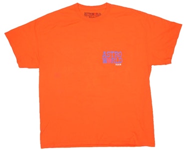 特拉维斯·斯科特Astroworld纽约独占橙色T恤 Buy 特拉维斯·斯科特Astroworld纽约独占橙色T恤