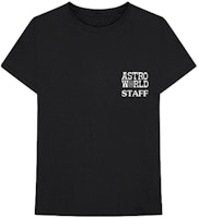 Travis Scott Astroworld Staff Tee Black Travis Scott Astroworld Staff Tee Black