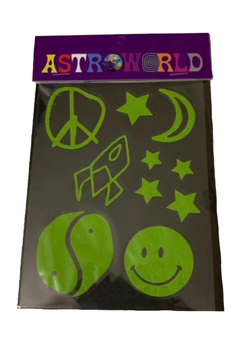 Travis Scott Astroworld Stargazing Sticker Pack Multi