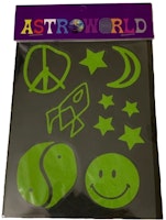 Travis Scott Astroworld Stargazing Sticker Pack Multi Travis Scott Astroworld Stargazing Sticker Pack Multi