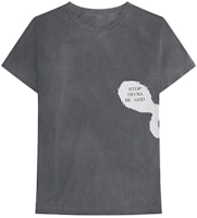 Travis Scott Astroworld Stop Tryna Be God Reversible Tee Grey Travis Scott Astroworld Stop Tryna Be God Reversible Tee Grey