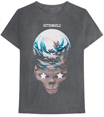 Travis Scott Astroworld Stop Tryna Be God Reversible Tee Grey Lookbook Travis Scott Astroworld Stop Tryna Be God Reversible Tee Grey