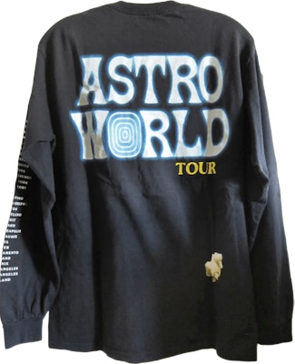 Travis Scott Astroworld Tour L/S Tee Black Order Travis Scott Astroworld Tour L/S Tee Black