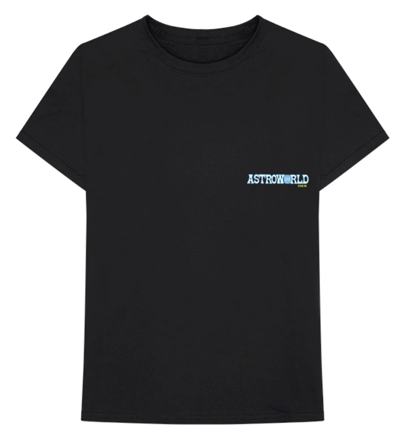 Buy Camiseta Negra Travis Scott Astroworld Tour Launch