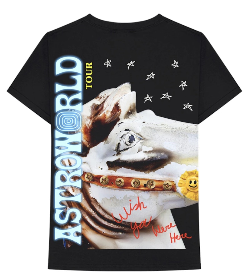 Order Camiseta Negra Travis Scott Astroworld Tour Launch