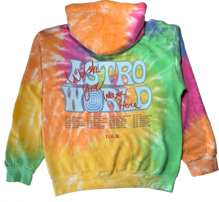Travis Scott Astroworld Tour Skipping Bear Hoodie Tie Dye Order Travis Scott Astroworld Tour Skipping Bear Hoodie Tie Dye