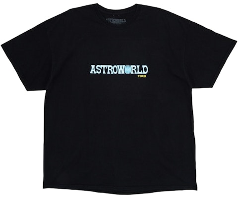 Travis Scott Astroworld Tour Tee Black Buy Travis Scott Astroworld Tour Tee Black