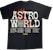 Travis Scott Astroworld Tour Wish You Were Here Tee Black