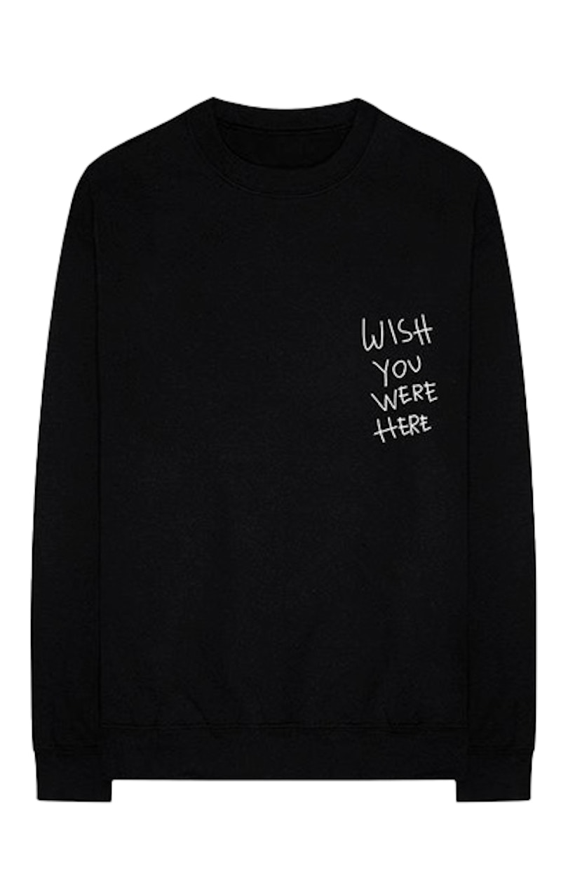 Buy Camiseta Negra Manga Larga Travis Scott Astroworld Wish You Were Here