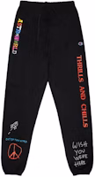 Travis Scott Astroworld World Peace Sweatpants Black Travis Scott Astroworld World Peace Sweatpants Black