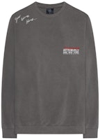 Travis Scott Astroworld X Dover Street Market NY Wish You Were Here Crewneck Black Travis Scott Astroworld X Dover Street Market NY Wish You Were Here Crewneck Black