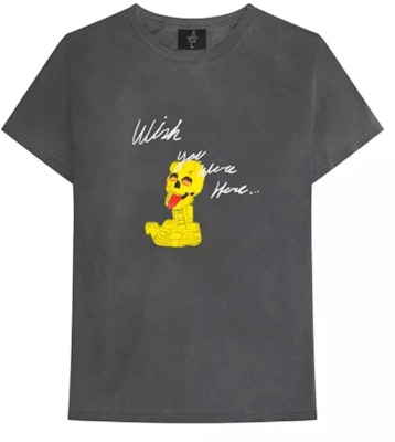 Travis Scott Astroworld x Dover Street Market Wish You Were Here Baju Hitam Buy Travis Scott Astroworld x Dover Street Market Wish You Were Here Baju Hitam