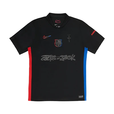 Travis Barcelona Nike SS25 Logo Away Soccer Jersey Unisex Shirt FQCJ-CJ03