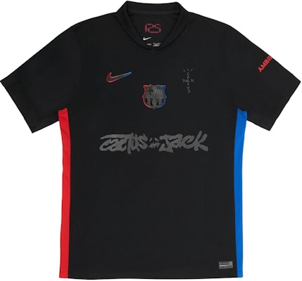 Travis Scott x Nike 巴塞羅那 SS25 標誌客場足球球衣男女款上衣 FQCJ-CJ03 Order Travis Scott x Nike 巴塞羅那 SS25 標誌客場足球球衣男女款上衣 FQCJ-CJ03
