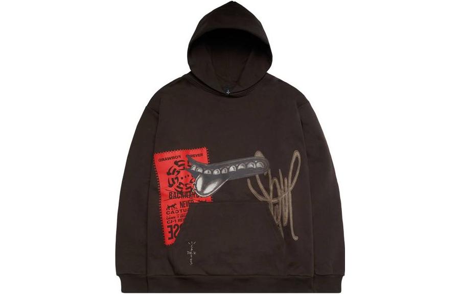Travis Brown Graphic Print Oversized Hoodie Unisex 88854