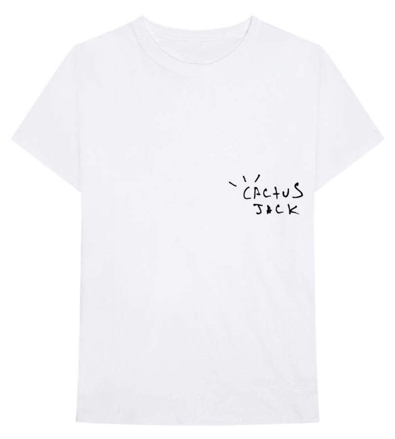 Buy Travis Scott Cactus Jack 空氣噴繪白色 T 恤
