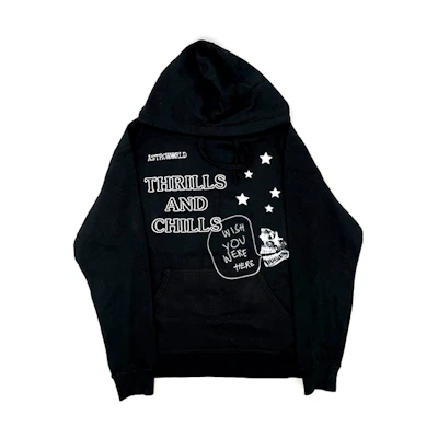 Travis Cactus Jack Astroworld Hoodie Black Unisex Cartoon Print TC-85