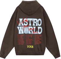 Lookbook Travis Scott Cactus Jack Astroworld 標誌連帽衫棕色款 男女通用款式 TC-88